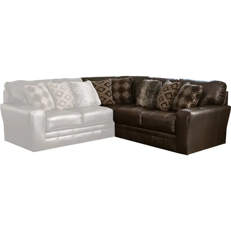 Jackson Furniture Denali RSF Section in Chocolate 4378-72