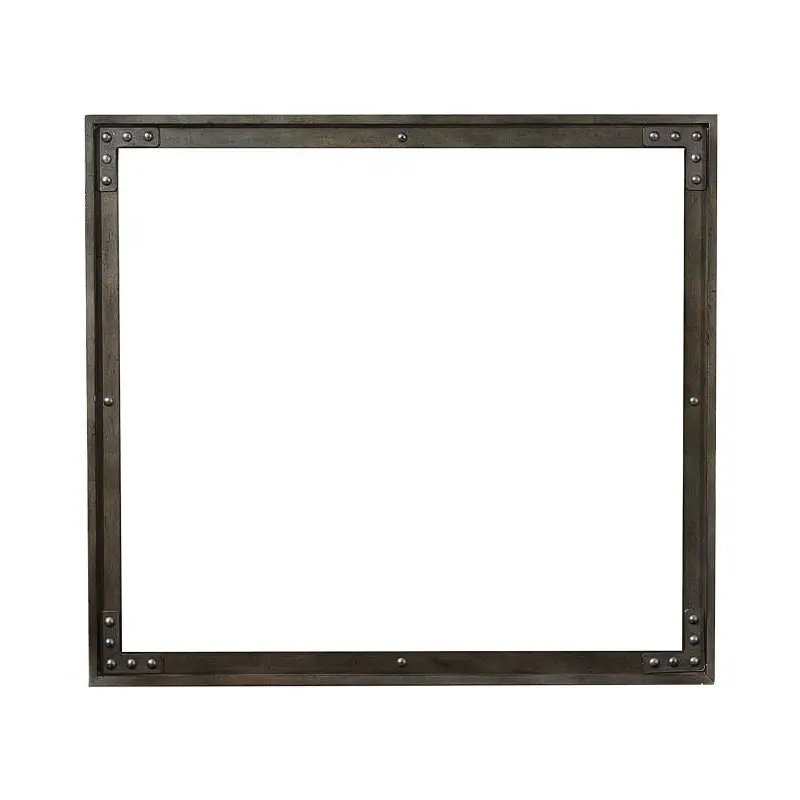 Holverson Mirror in Rustic Brown & Gunmetal 1715-6