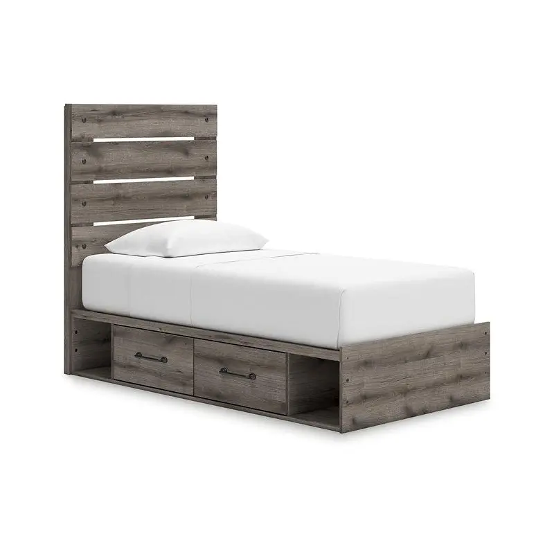 Graystorm Bed with Storage