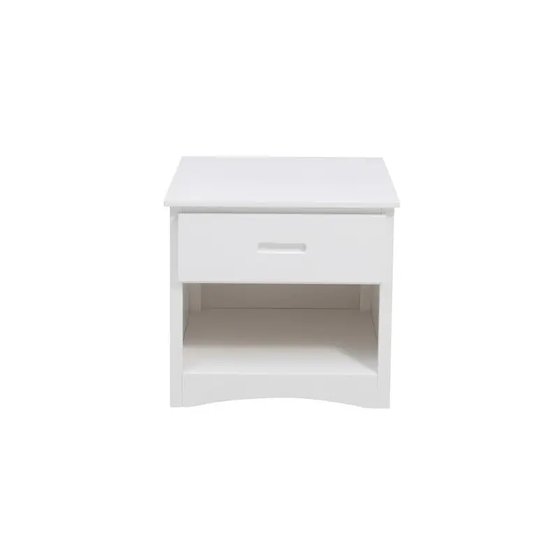 Galen 1 Drawer Night Stand in White B2053W-4
