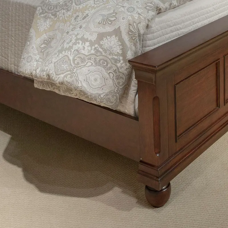 Rustic Traditions - California King Panel Bed Rails - Cherry