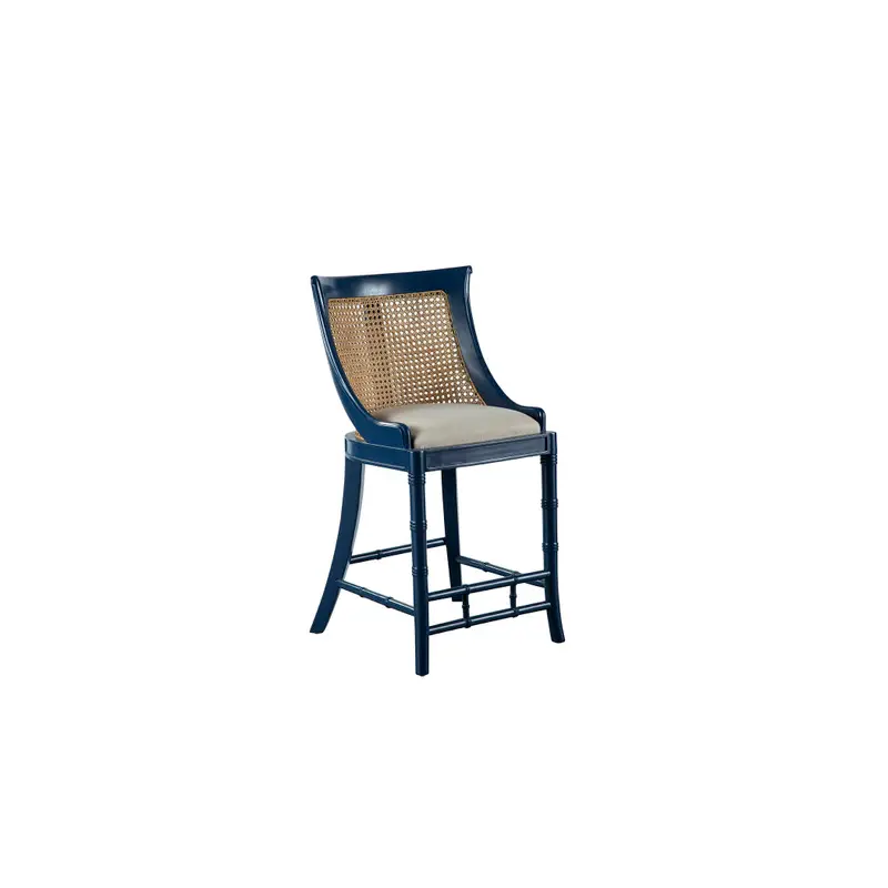 Blue Spoonback Counter Stool - 24'