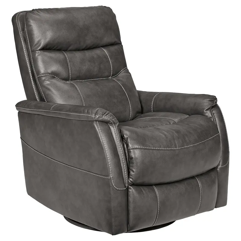 Riptyme - Swivel Glider Recliner - Quarry