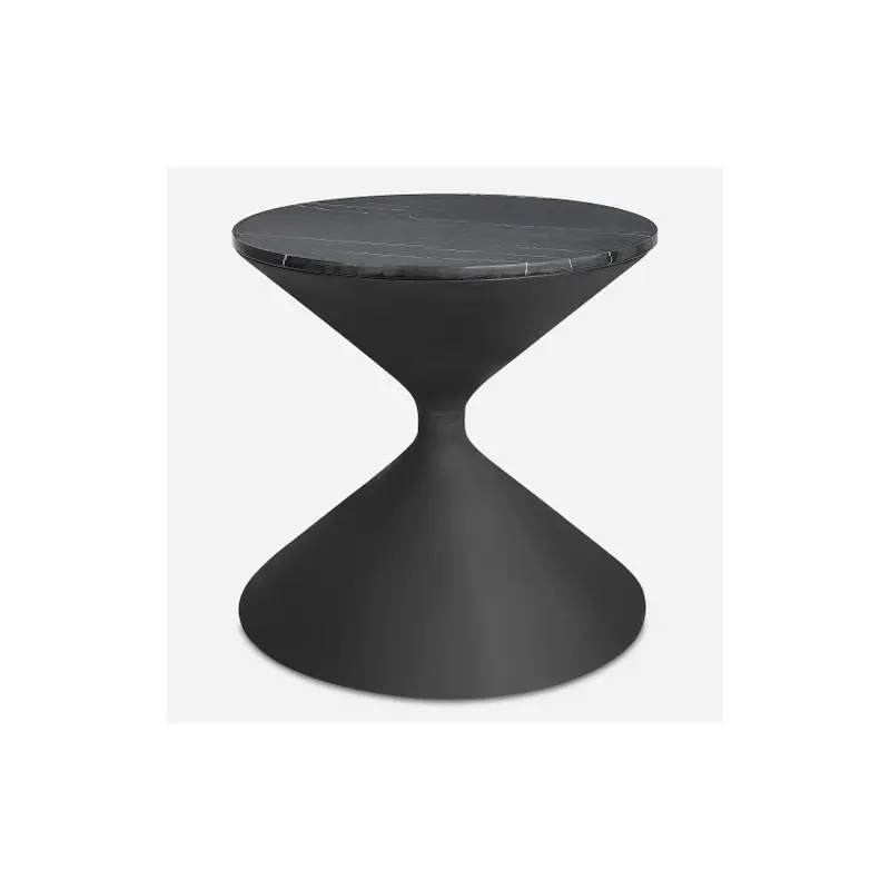 Time's Up Hourglass Shaped Side Table