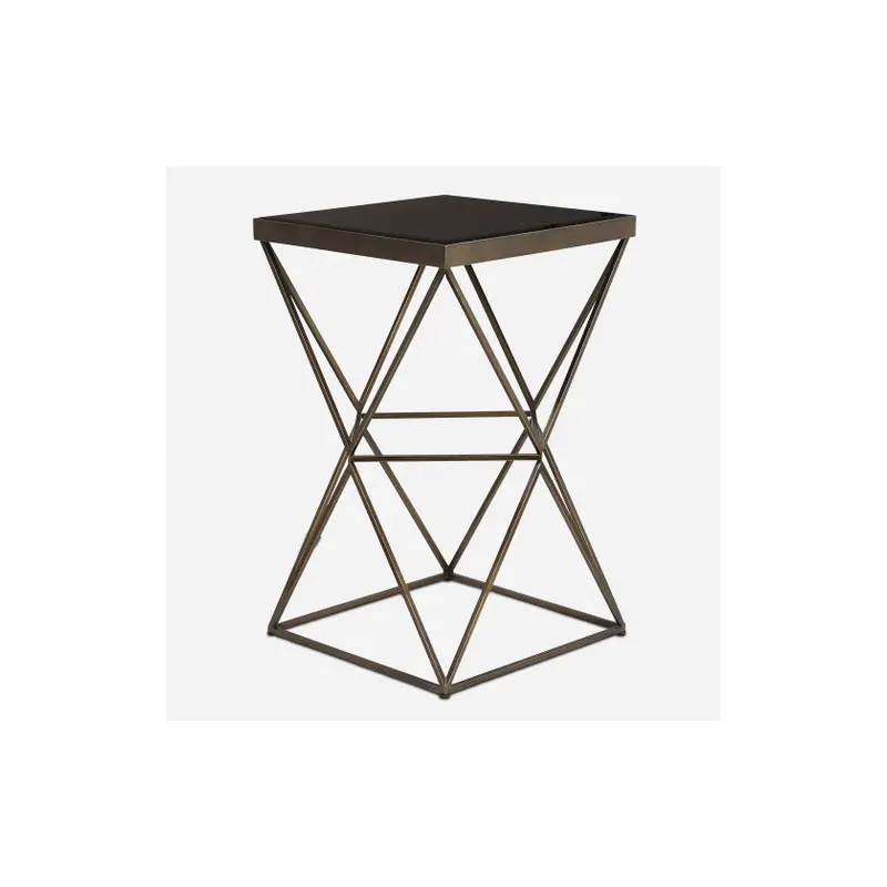 Uberto Caged Frame Accent Table