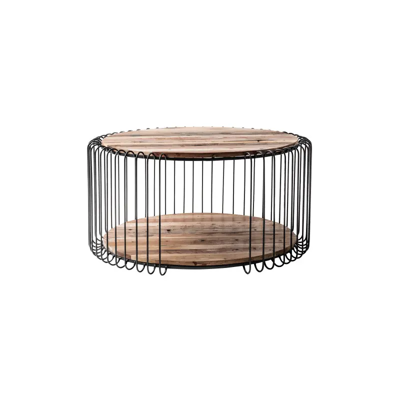 Urban Loft Round Coffee Table 80cm 32"