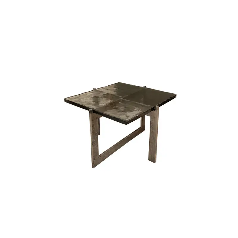 Walker Cast Aluminum Square Accent Table