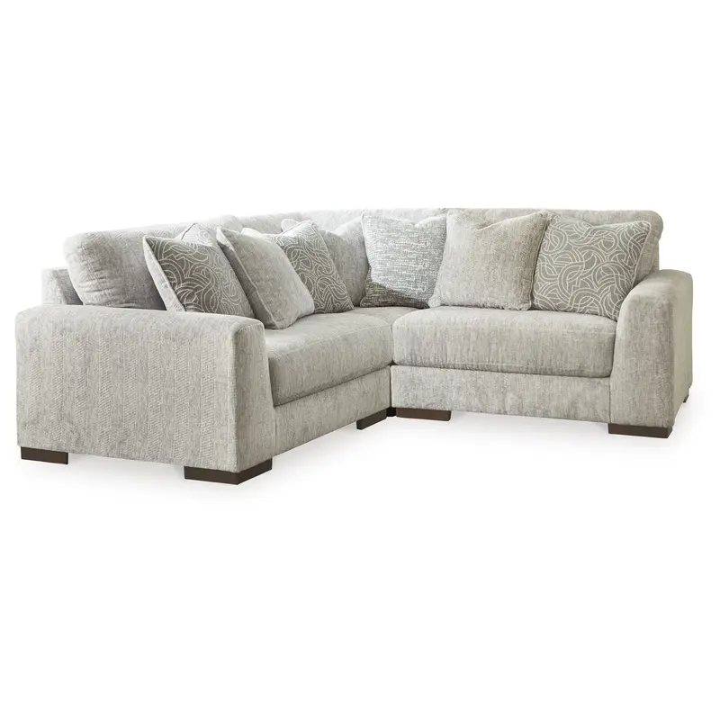 Regent Park - 3-Piece Sectional - Pewter