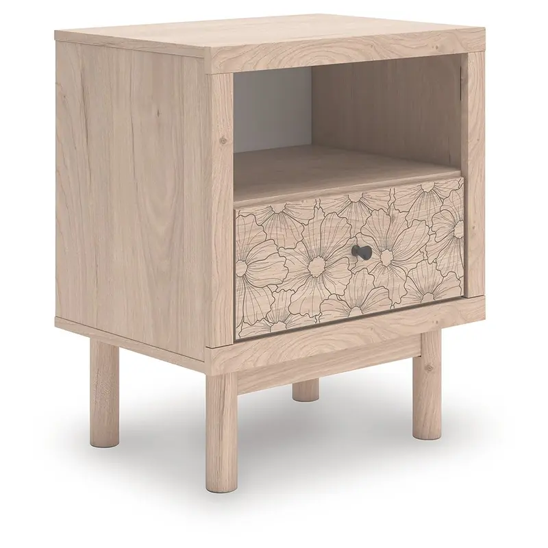 Arloster - One Drawer Night Stand - Tan