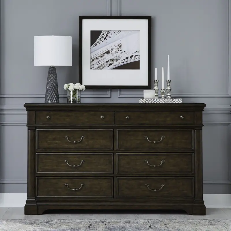 Arden Road - 8 Drawer Dresser - Satin Cherry
