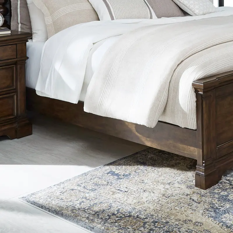 Arden Road - Panel Bed Rails - Satin Cherry