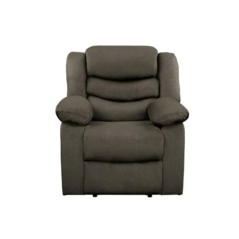 Discus Double Reclining Chair in Brown 9526BR-1
