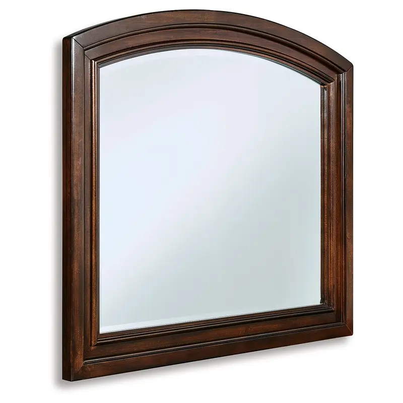 Porter - Bedroom Mirror - Rustic Brown