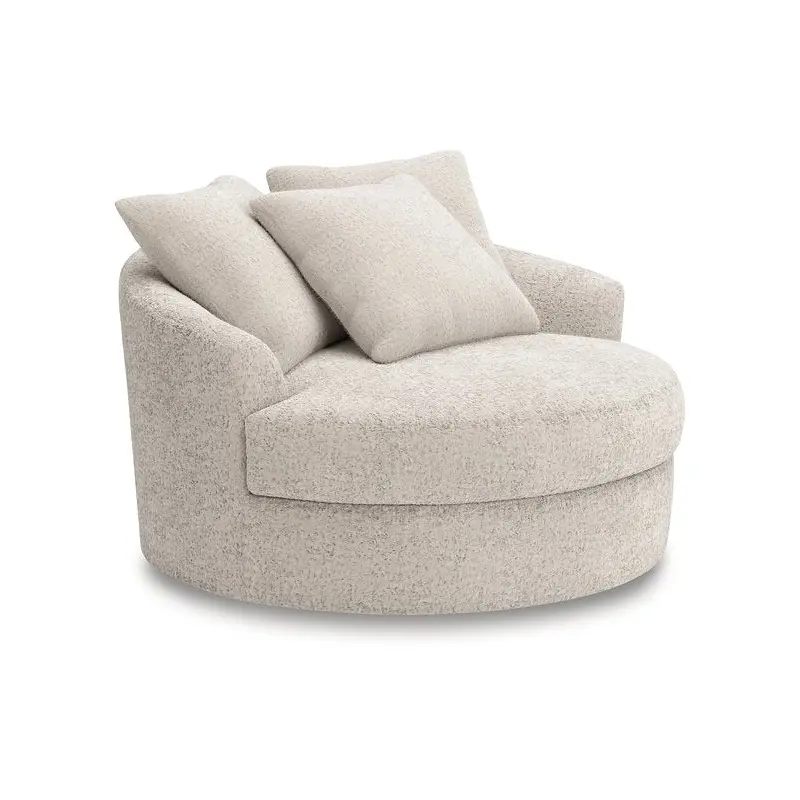 Cuddle Plush Oversized Swivel Accent Chair