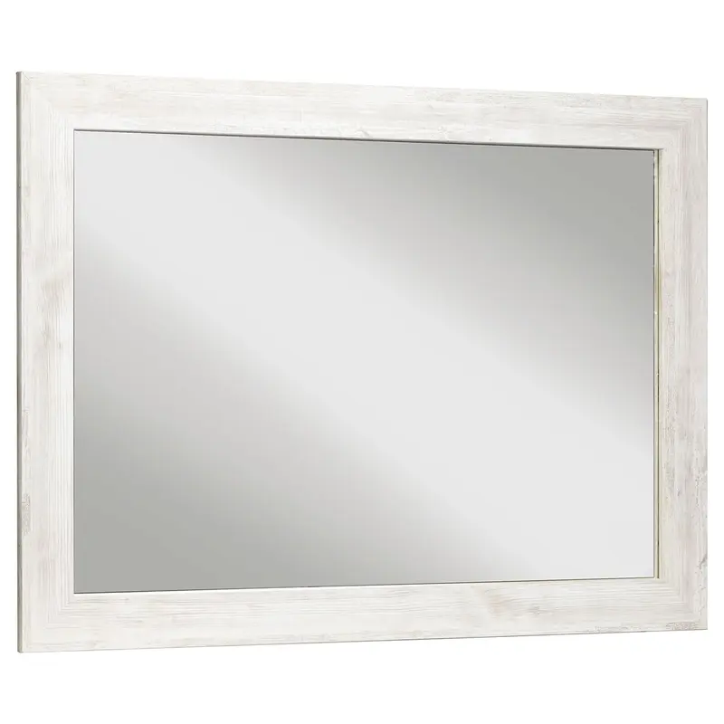 Paxberry - Bedroom Accent Mirror - Whitewash