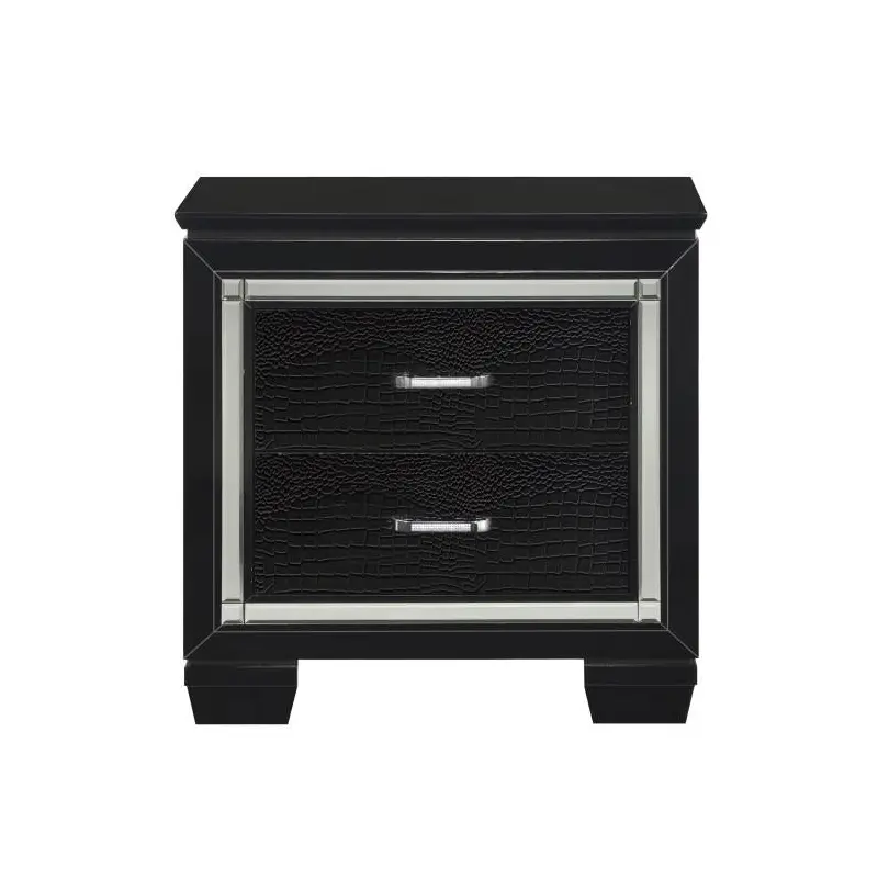 Allura Nightstand in Black 1916BK-4