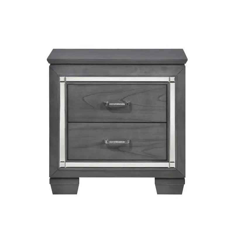 Allura Nightstand in Gray 1916GY-4