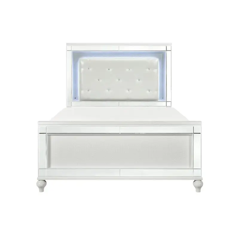 Alonza Queen LED Panel Bed 1845LED-1
