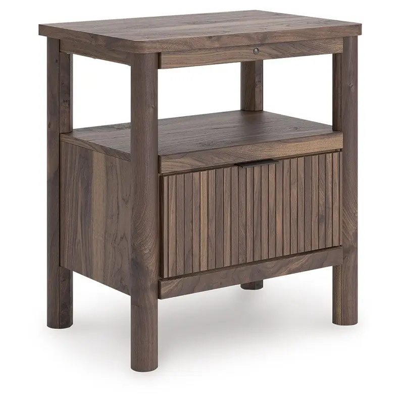 Pamytta - One Drawer Night Stand - Brown