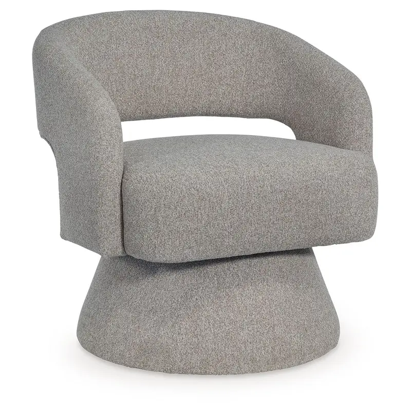 Nashkins - Swivel Accent Chair - Pebble