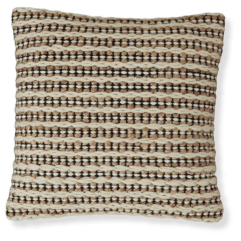 Nealington - Pillow - Brown / Black / White