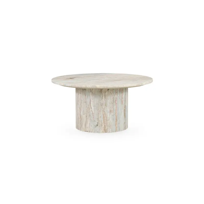 Amberly Marble Round Coffee Table