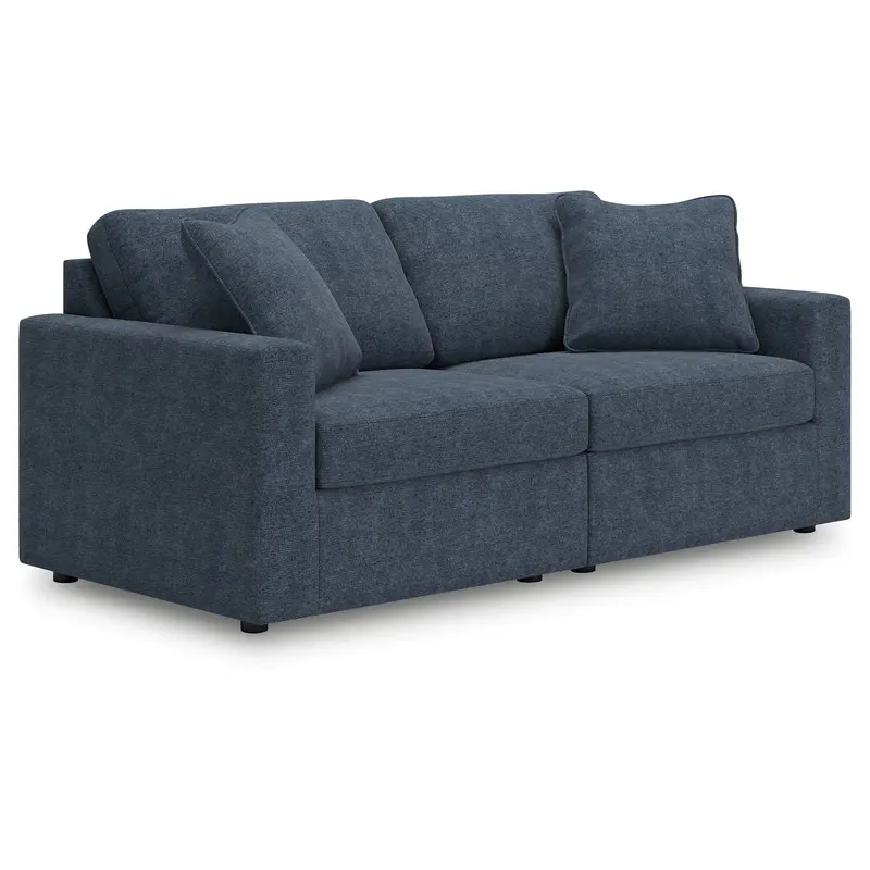Modmax - 2-Piece Sectional Loveseat - Fabric - Ink