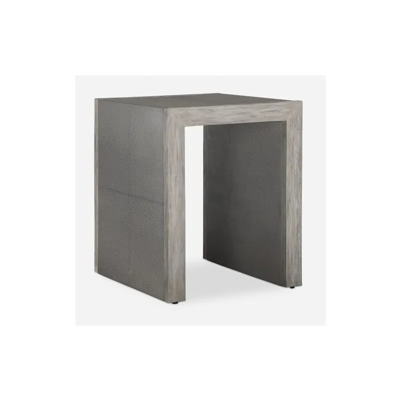 Aerina Modern Gray End Table