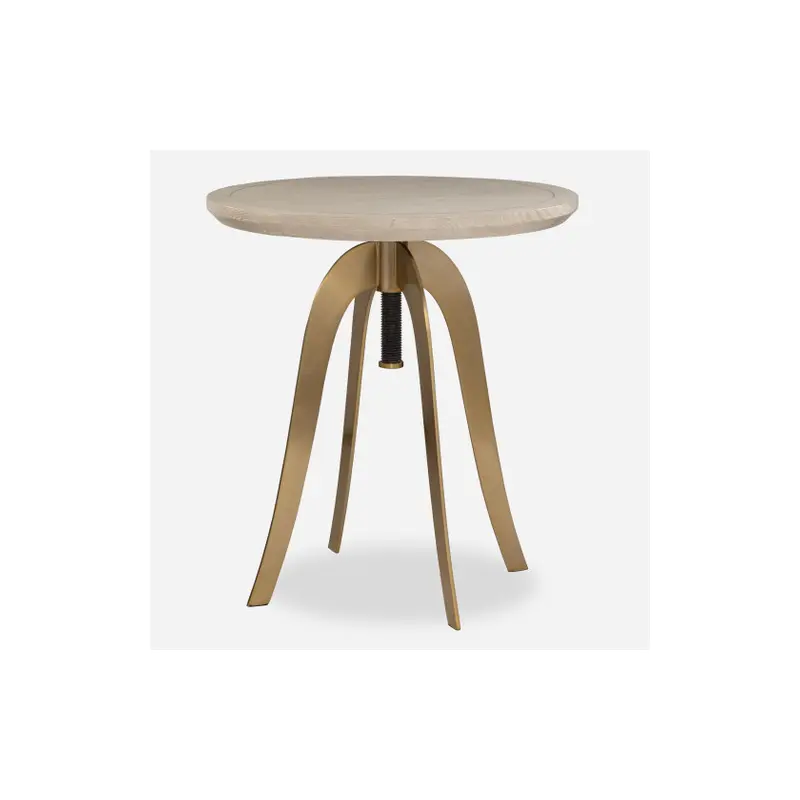 Alice Oak Adjustable Accent Table