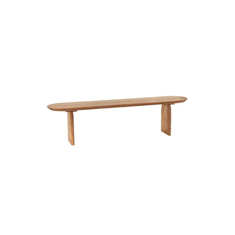 Catania Dining Bench Natural Acacia 70"