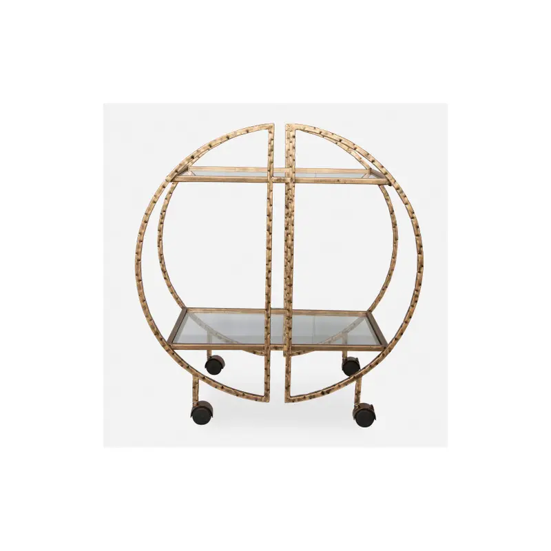 Zelina Gold Bar Cart