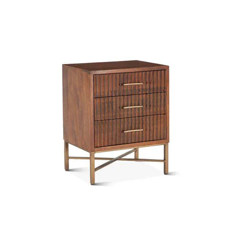 Zoey Contemporary Solid Wood 3-Drawer Nightstand