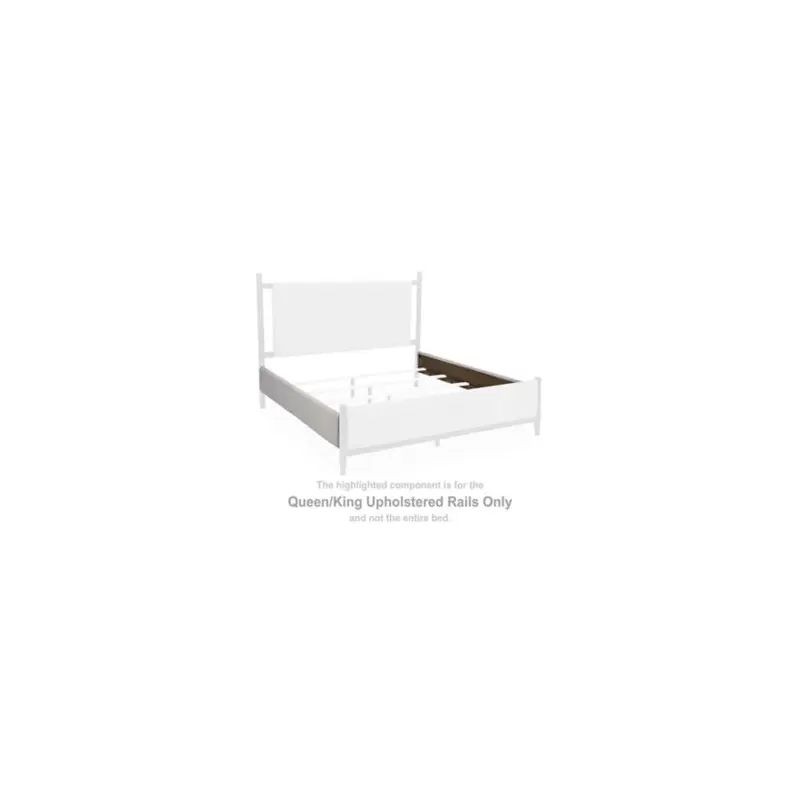 Lyncott - Queen/King Upholstered Rails - Gray