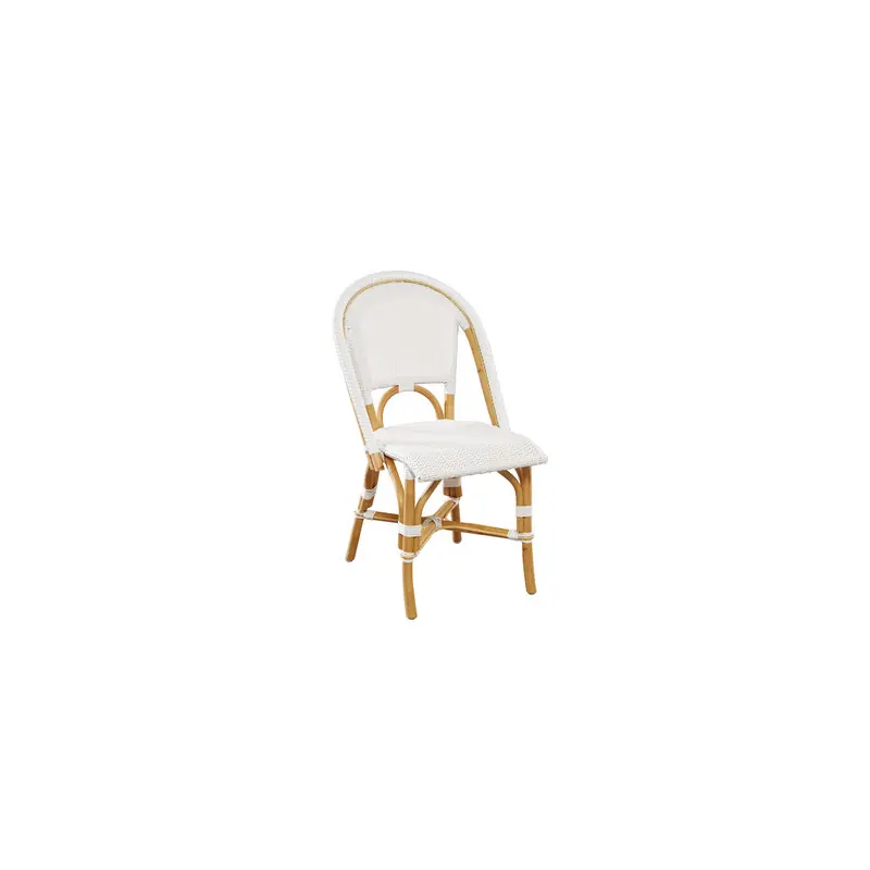 White Leroy Side Chair - 23.25'
