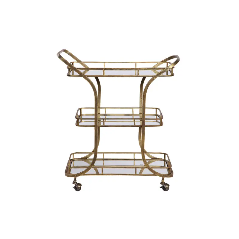 Stassi Gold Serving Cart