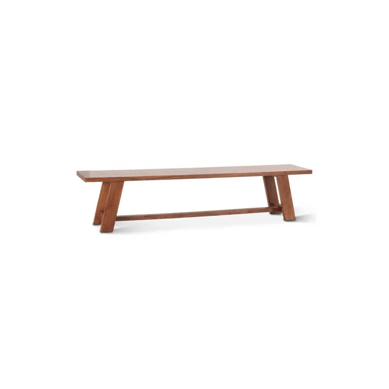 Savannah 80" Acacia Wood Dining Bench Cinnamon Brown