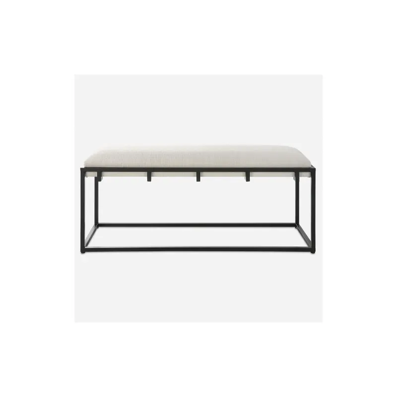 Paradox Iron & Fabric Bench