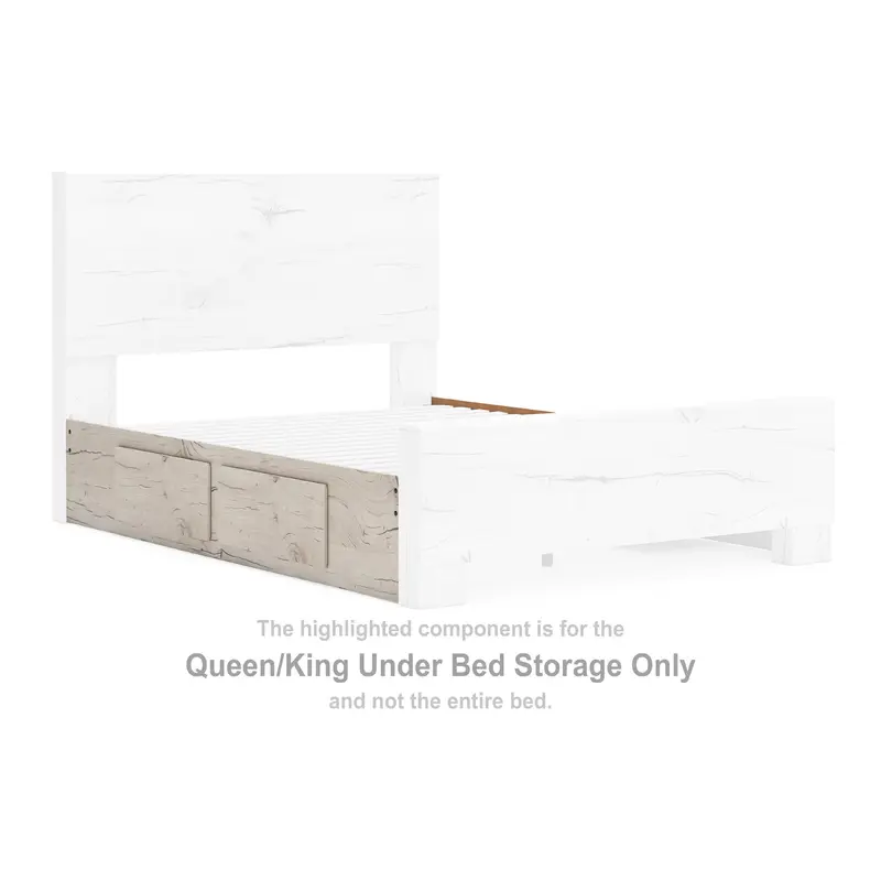 Lawroy - Queen/King Under Bed Storage - Light Natural