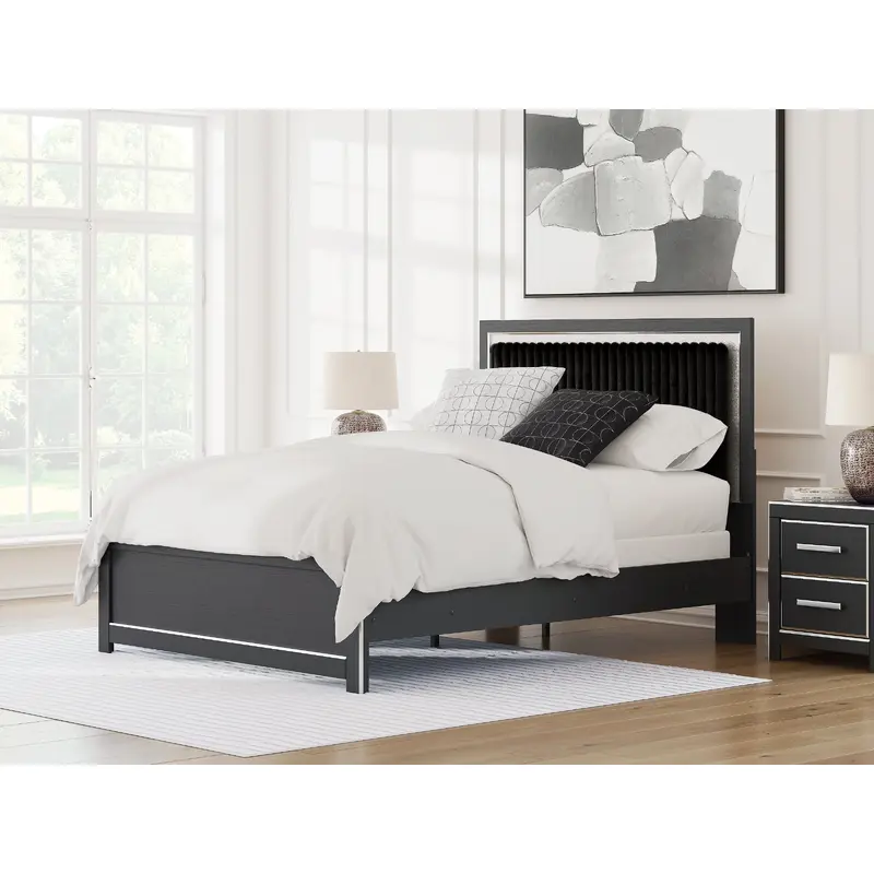 Zuraleus Queen Upholstered Panel Bed