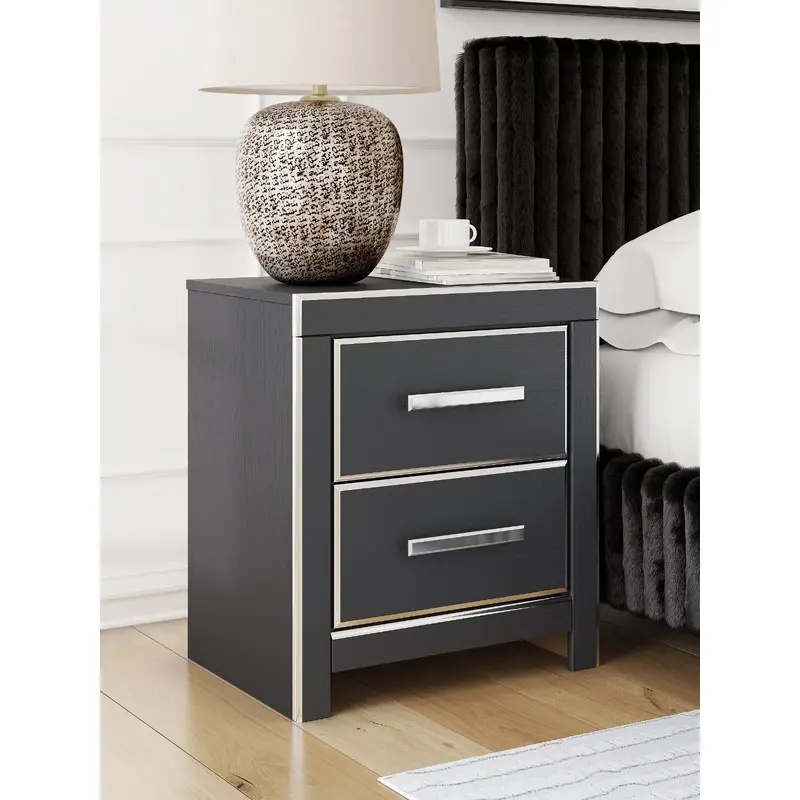 Zuraleus Two Drawer Night Stand