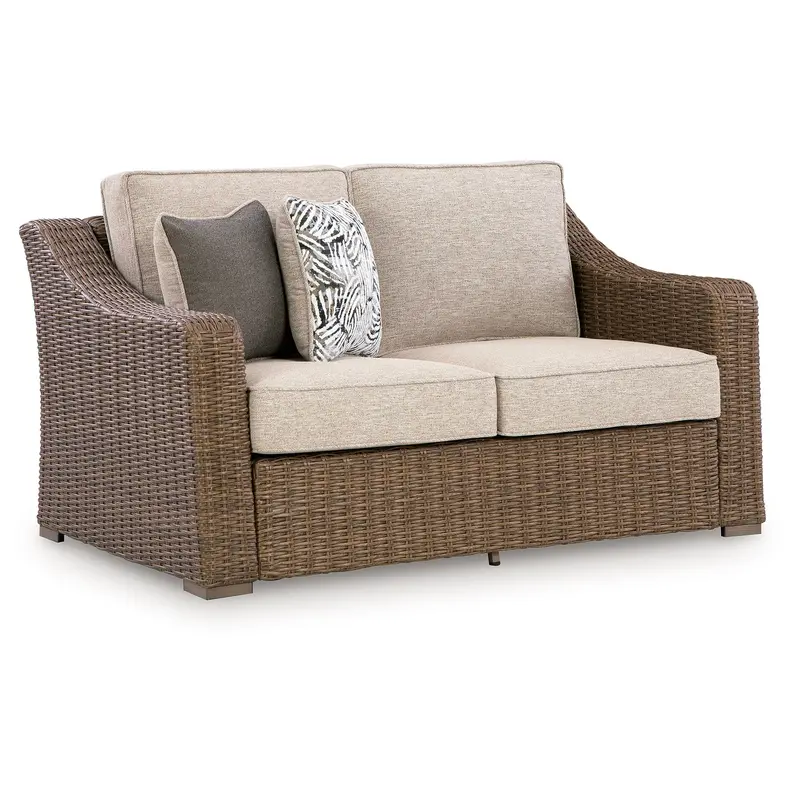 Laguna Heights - Loveseat With Cushion - Beige