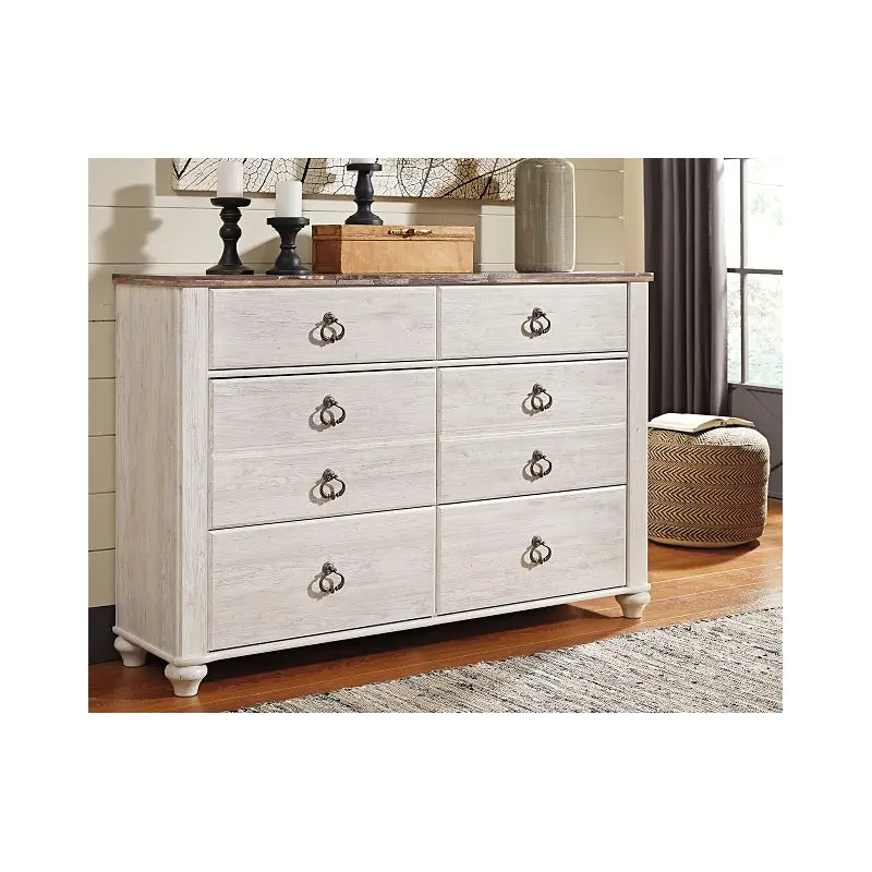 Willowton Six Drawer Dresser