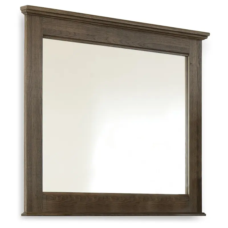 Juararo - Bedroom Mirror - Dark Brown