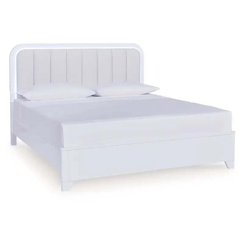 Jarlee - Upholstered Panel Bed