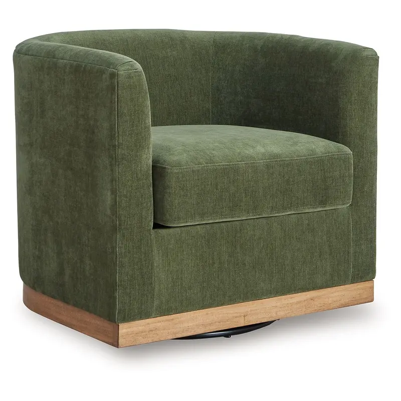 Jersonlow - Swivel Chair - Forest Green