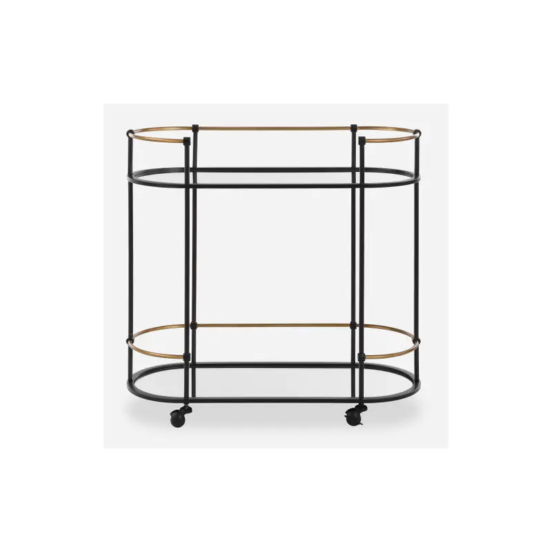 Andre Iron Bar Cart