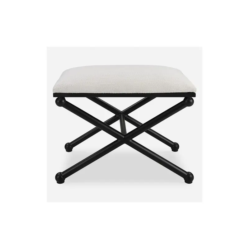 Andrews White Small Bench