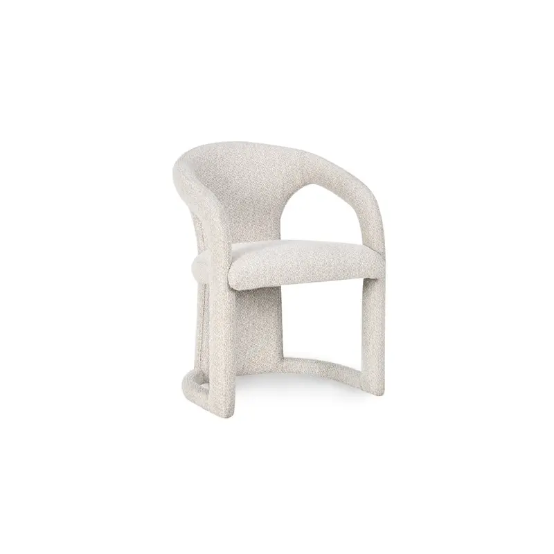 Archie Leather Dining Chair - Birch Cream