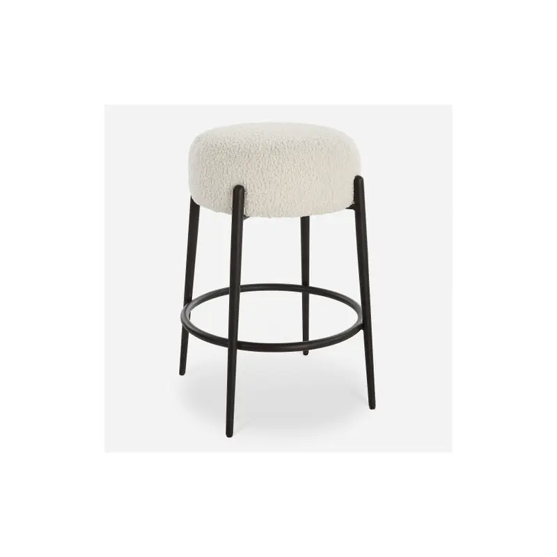Arles Plush Counter Stool