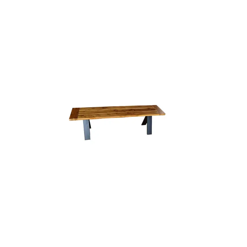 Artemis 56" Small Patio Bench in Natural Teak